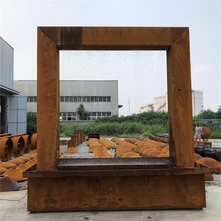 Metal Fountain Large Steel Water Feature For Home