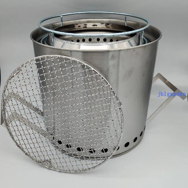 Camping Smokeless SOLO Stove With Grill