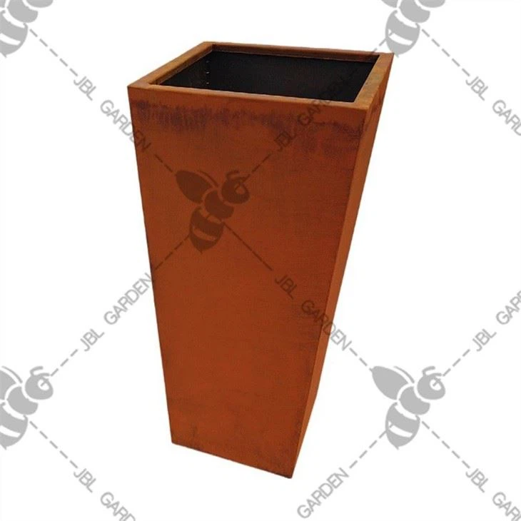 Black Steel Planter Box