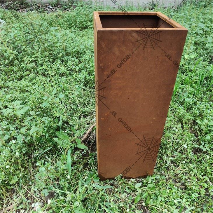Corten Steel Long Box Planter