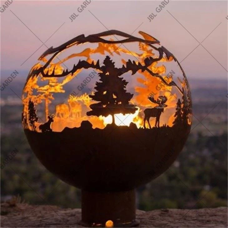 Custom Cutting Fire Sphere