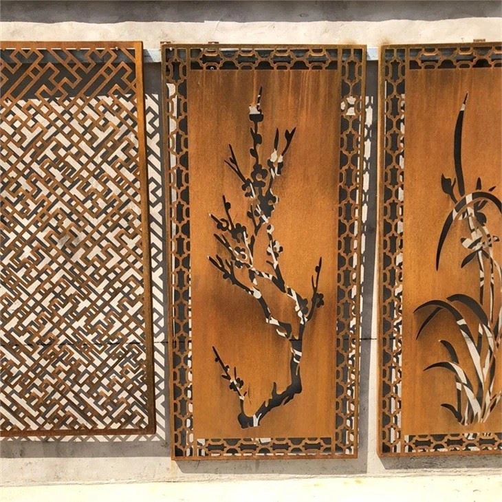 Garden Privacy Art Metal Screens Panels