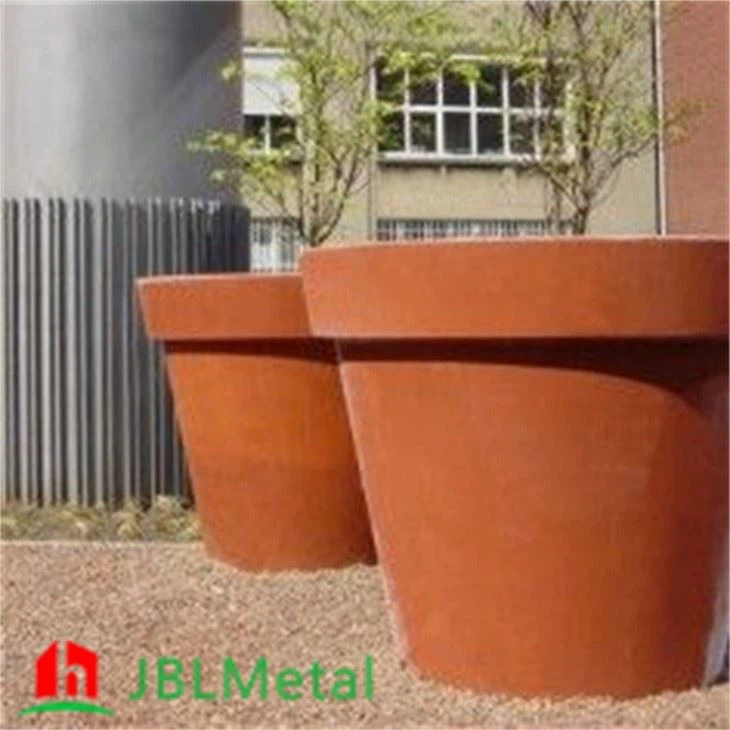 Laser Cut Square Metal Planter