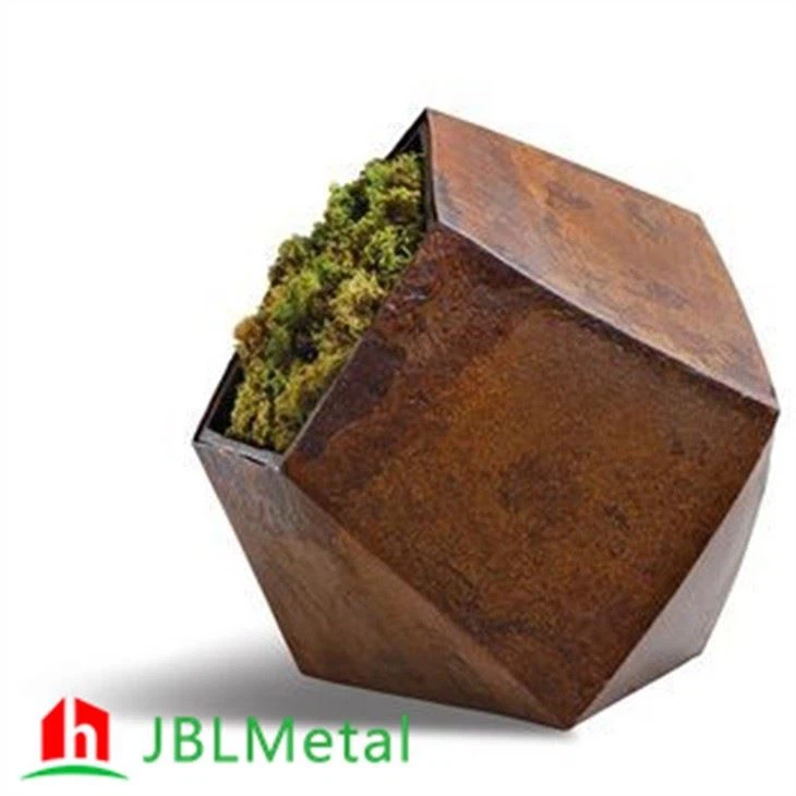 Laser Cut Square Metal Planter