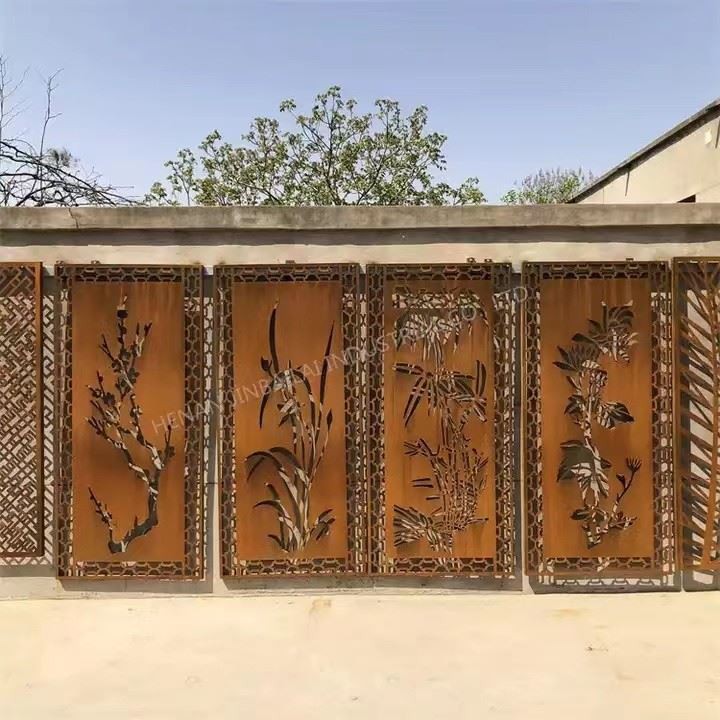 Metal Privacy Screen Garden