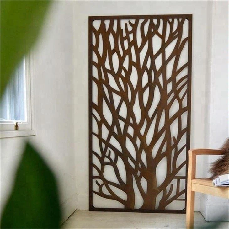 Rusted Steel Screens