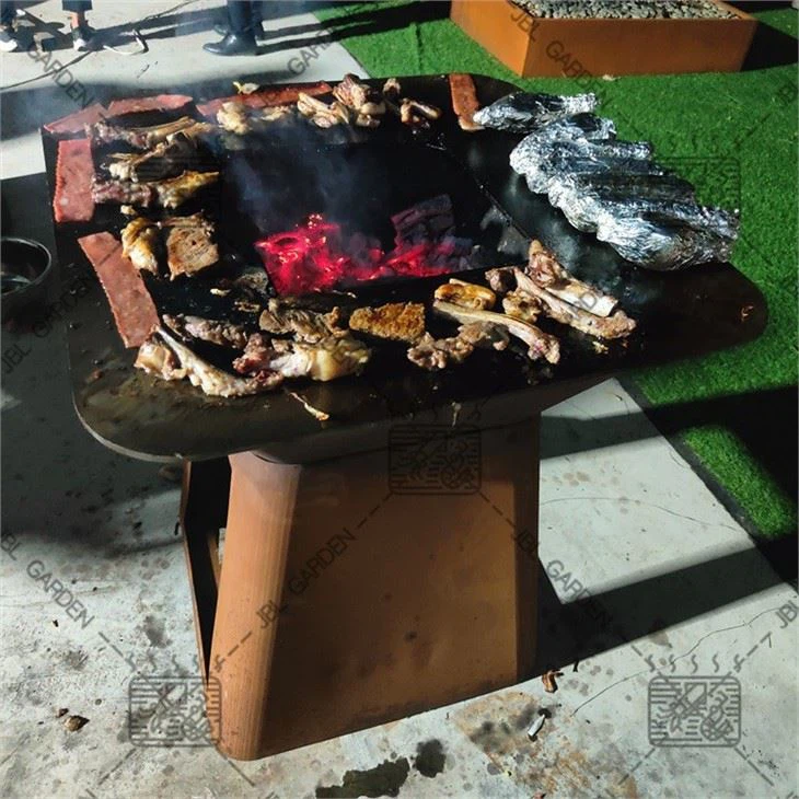 Wood Fired Corten Steel Fire Pit