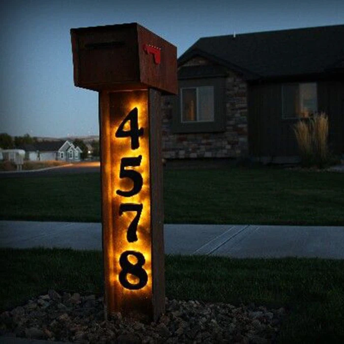 Corten Letter Box