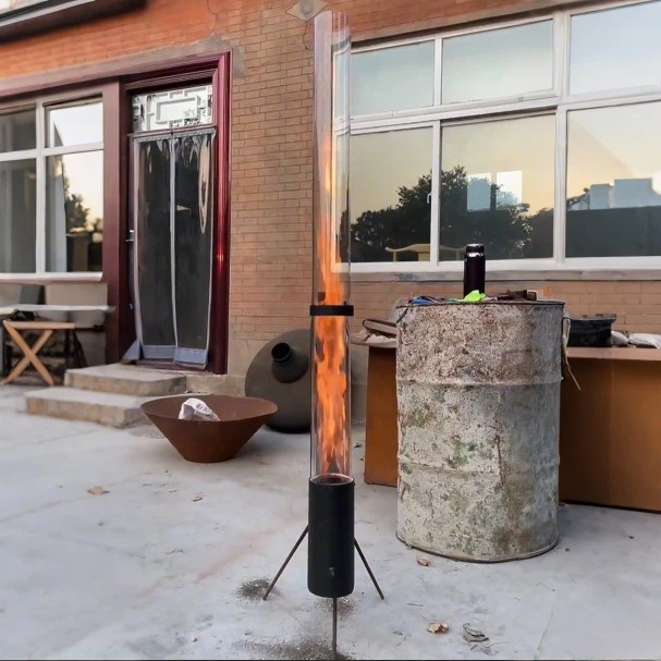 Patio Pellet Rocket Heater