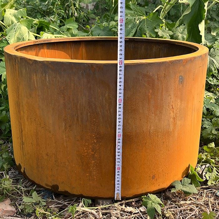 Circular Outdoor Corten Steel Planter suppliers