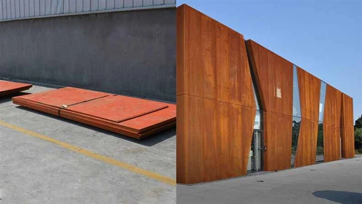 Rust Screen Partition Panel
