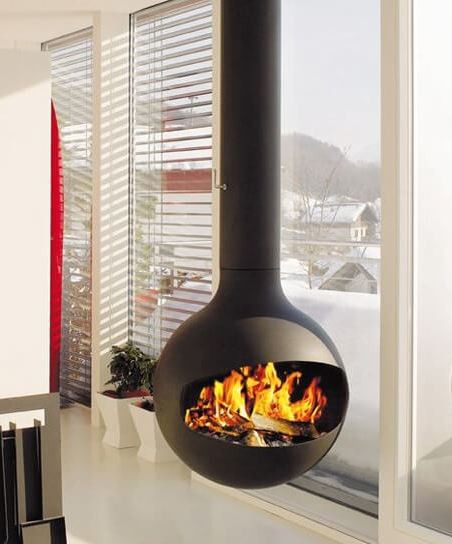 स्फेयर स्टील सपेंडेड फायरपिट